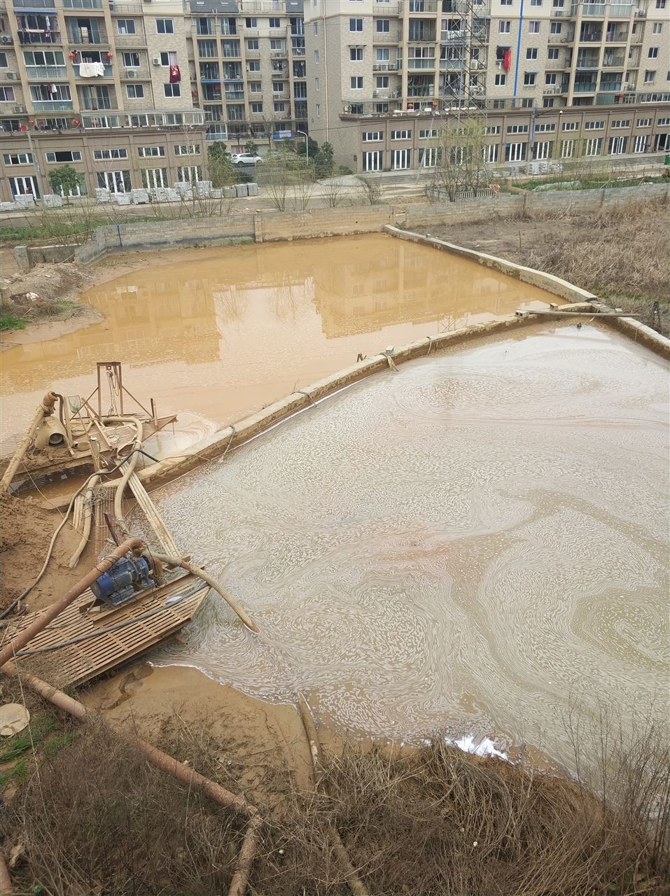 景东沉淀池淤泥清理-厂区废水池淤泥清淤